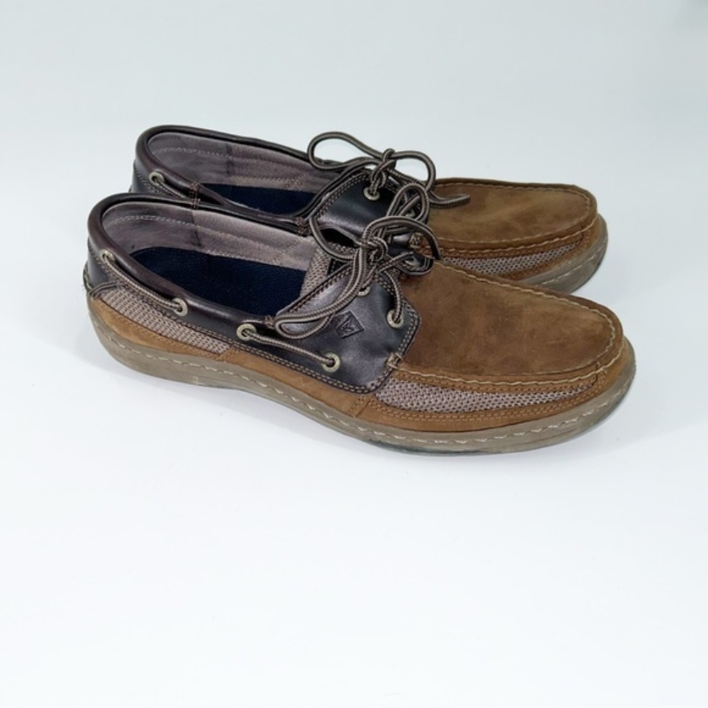 Sperry Brown‎ Leather Boat Shoes Size 11